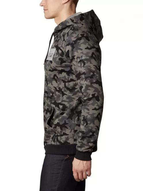 Columbia M Columbia Logo Printed Hoodie férfi kapucnis pulóver fekete színben 4