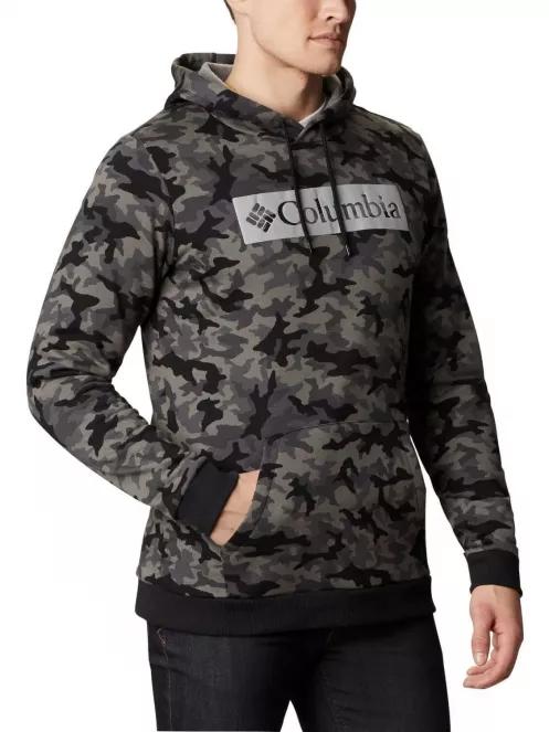 Columbia M Columbia Logo Printed Hoodie férfi kapucnis pulóver fekete színben 5