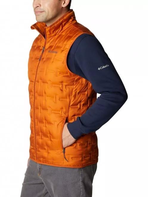 Columbia Delta Ridge Down Vest férfi mellény narancssárga színben 4