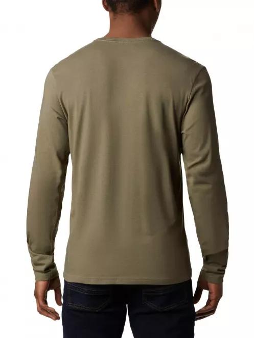 Columbia Bear Springs Graphic Tee férfi hosszú ujjú póló zöld színben 3
