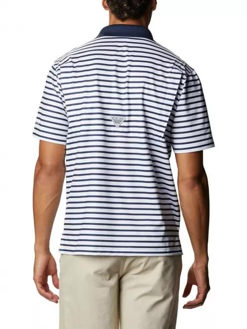 Columbia Super Skiff Cast Polo férfi galléros póló kék színben 4