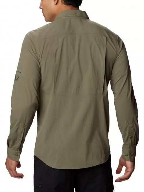 Columbia Newton Ridge Long Sleeve Shirt férfi túraing zöld színben 3