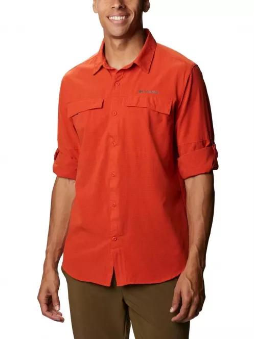 Columbia Atlas Explorer Long Sleeve Shirt férfi túraing narancssárga színben 5