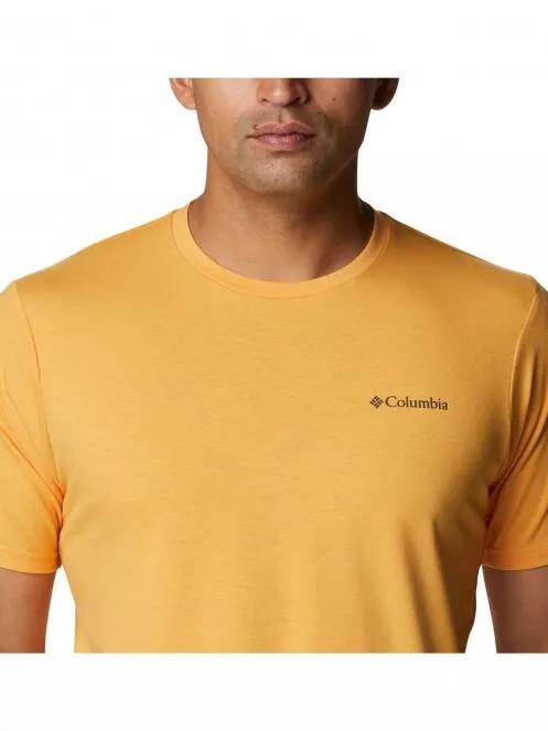 Columbia Men's Sun Trek Short Sleeve Tee férfi rövid ujjú sport póló narancssárga színben 5