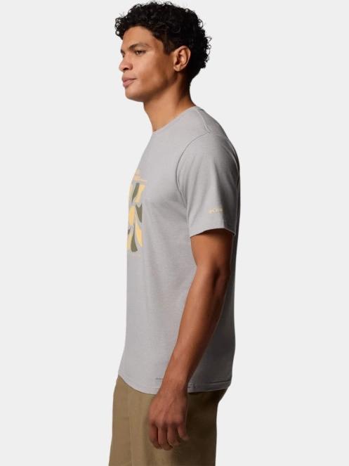 Columbia Men's Sun Trek Short Sleeve Graphic Tee férfi rövid ujjú sport póló szürke színben 3