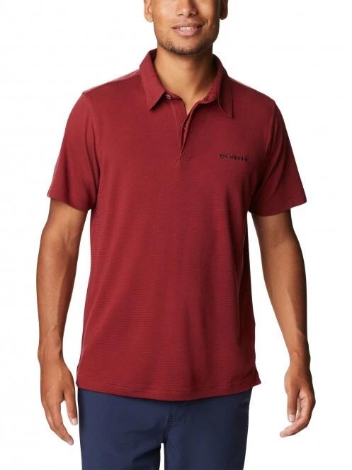 Columbia Sun Ridge Polo II férfi galléros póló piros színben 2