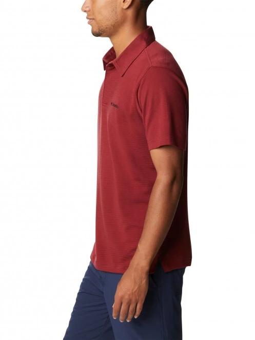 Columbia Sun Ridge Polo II férfi galléros póló piros színben 3