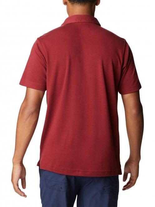 Columbia Sun Ridge Polo II férfi galléros póló piros színben 4