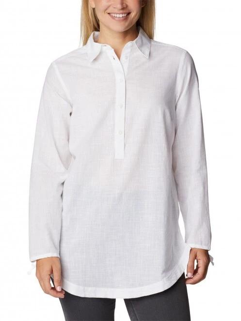 Columbia Camp Henry II Tunic női hosszú ujjú ing fehér színben 2