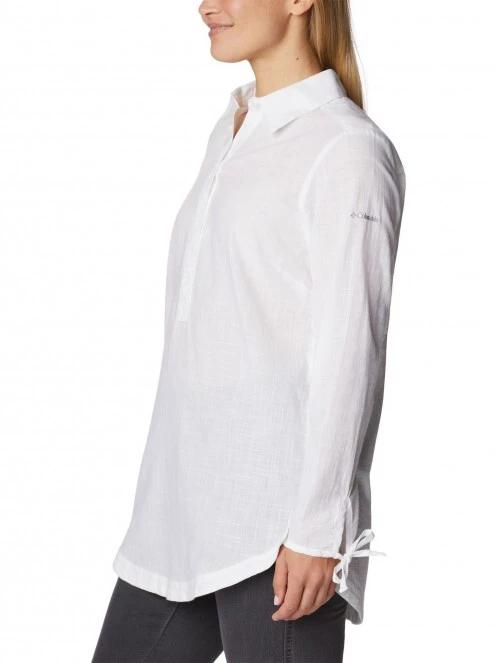 Columbia Camp Henry II Tunic női hosszú ujjú ing fehér színben 3