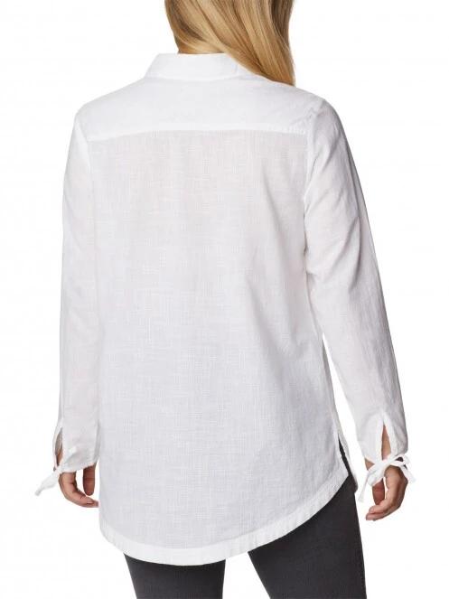 Columbia Camp Henry II Tunic női hosszú ujjú ing fehér színben 4