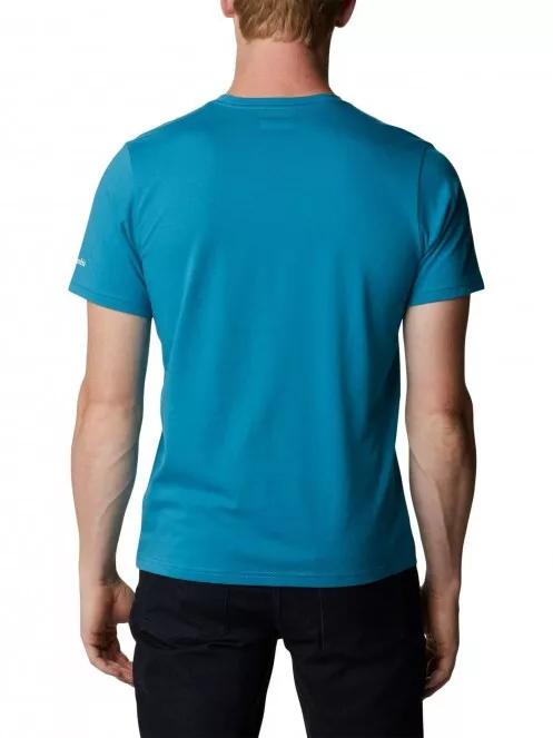 Columbia Path Lake Graphic Tee II férfi rövid ujjú póló kék színben 3