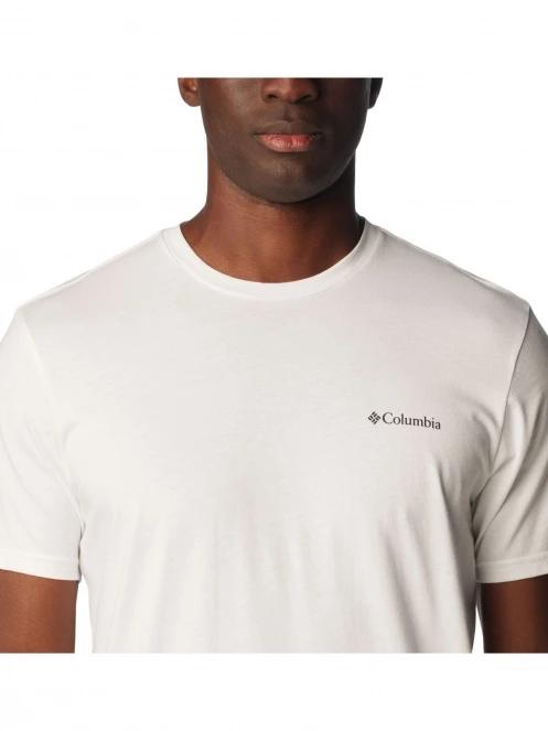 Columbia Rapid Ridge Back Graphic Tee II férfi rövid ujjú póló fehér színben 5