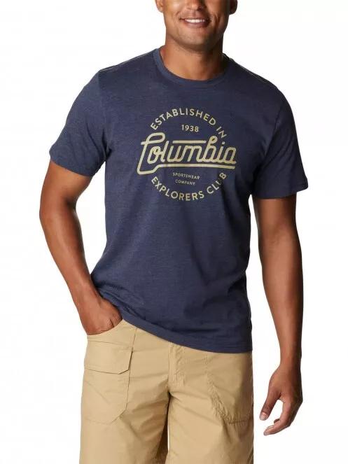 Columbia Bluff Mesa Graphic Tee II férfi rövid ujjú póló kék színben 2