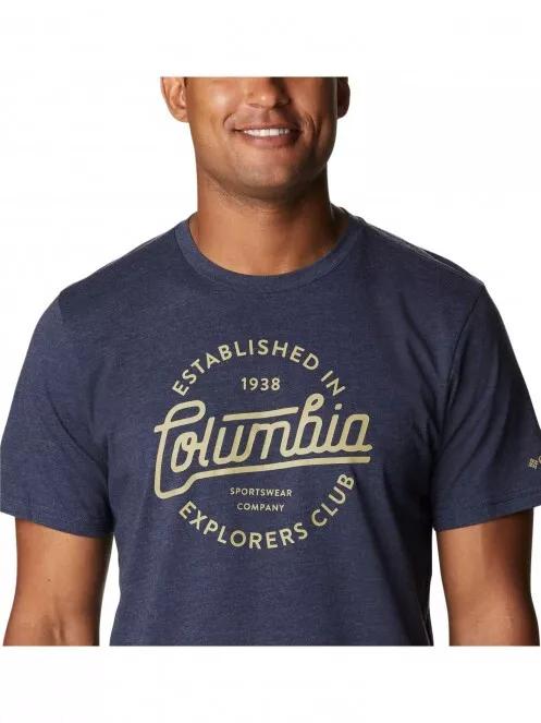 Columbia Bluff Mesa Graphic Tee II férfi rövid ujjú póló kék színben 5