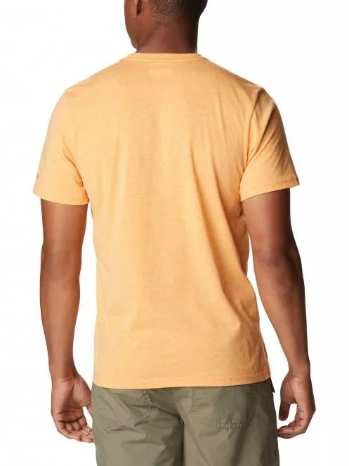Columbia Bluff Mesa Graphic Tee II férfi rövid ujjú póló narancssárga színben 3
