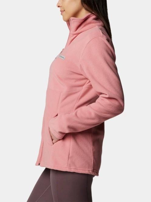 Columbia Basin Trail III Full Zip női polár pulóver rózsaszín színben 3