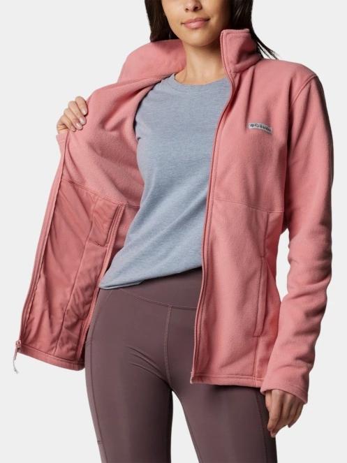 Columbia Basin Trail III Full Zip női polár pulóver rózsaszín színben 6