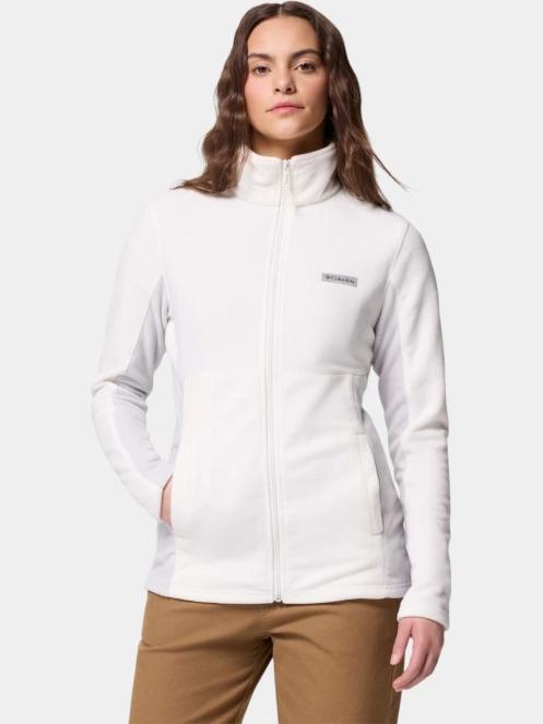 Columbia Basin Trail III Full Zip női polár pulóver fehér színben 2