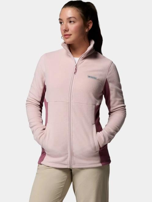 Columbia Basin Trail III Full Zip női polár pulóver rózsaszín színben 2