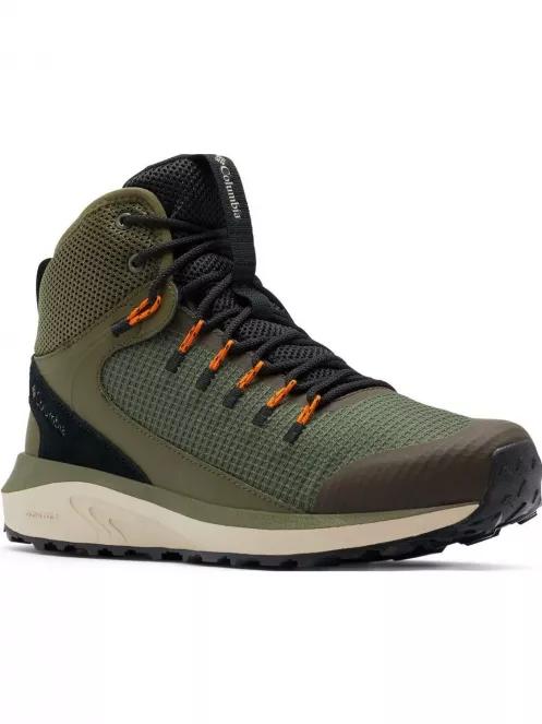 Columbia Trailstorm Mid Waterproof férfi vízhatlan multisport cipő zöld színben 2