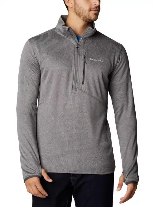 Columbia Park View Fleece Half Zip férfi polár pulóver szürke színben 2