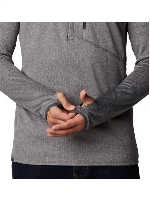 Columbia Park View Fleece Half Zip férfi polár pulóver szürke színben 5