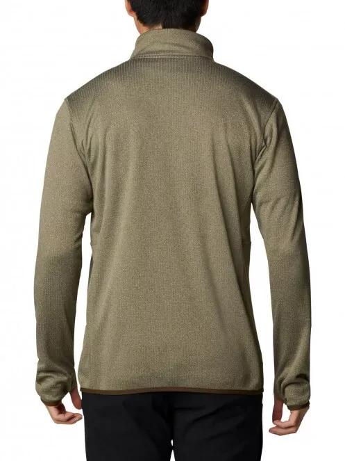 Columbia Park View Fleece Full Zip férfi polár pulóver zöld színben 3
