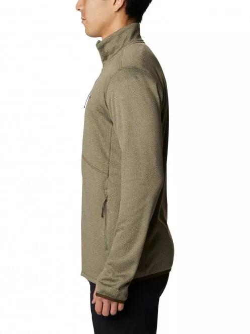 Columbia Park View Fleece Full Zip férfi polár pulóver zöld színben 4