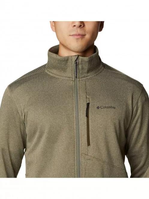 Columbia Park View Fleece Full Zip férfi polár pulóver zöld színben 6