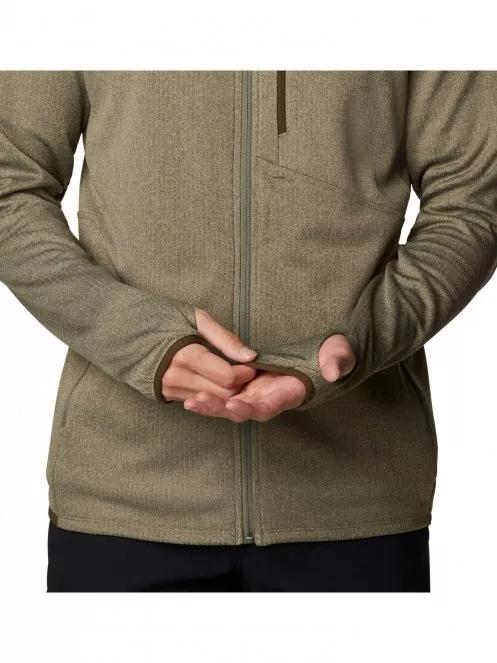 Columbia Park View Fleece Full Zip férfi polár pulóver zöld színben 7