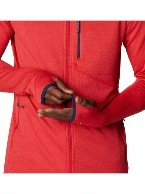 Columbia Park View Fleece Full Zip férfi polár pulóver piros színben 6