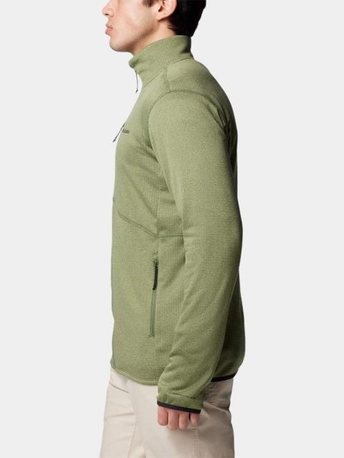 Columbia Park VIew Fleece Full Zip férfi polár pulóver zöld színben 3
