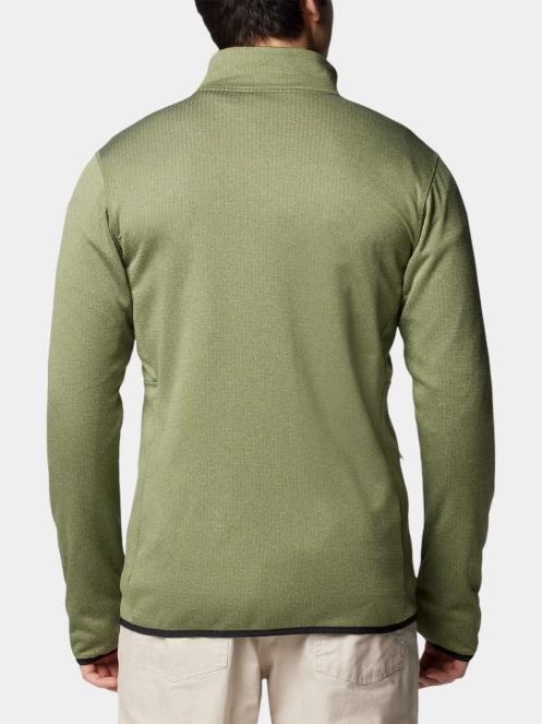 Columbia Park VIew Fleece Full Zip férfi polár pulóver zöld színben 4