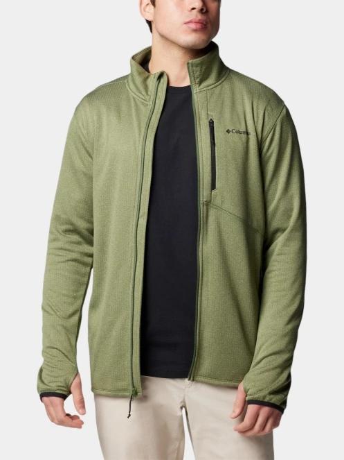 Columbia Park VIew Fleece Full Zip férfi polár pulóver zöld színben 5