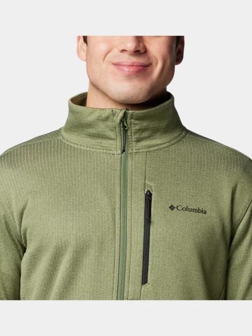 Columbia Park VIew Fleece Full Zip férfi polár pulóver zöld színben 7