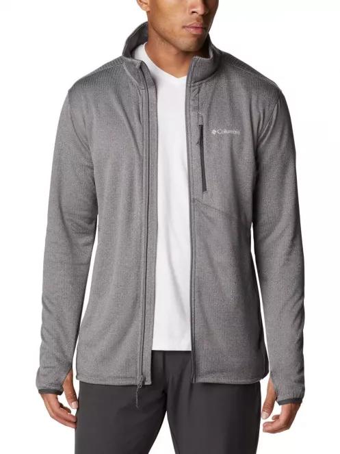 Columbia Park View Fleece Full Zip férfi polár pulóver szürke színben 2
