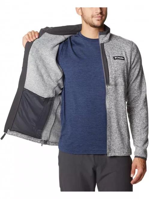 Columbia Sweater Weather Full Zip férfi polár pulóver szürke színben 5