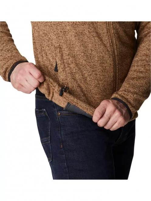 Columbia Sweater Weather Full Zip férfi polár pulóver barna színben 6