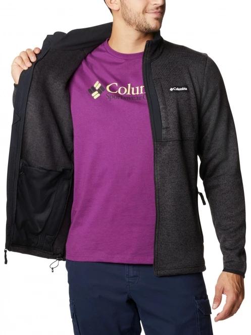 Columbia Sweater Weather Full Zip férfi polár pulóver fekete színben 5