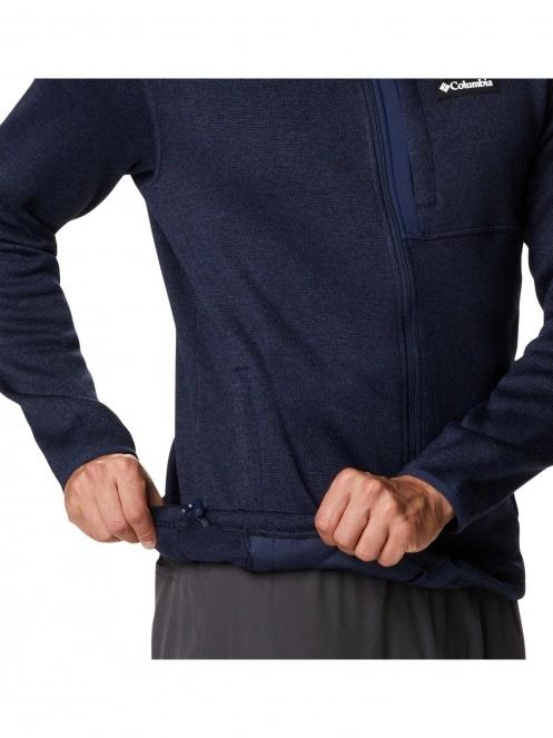 Columbia Sweater Weather Full Zip férfi polár pulóver kék színben 6