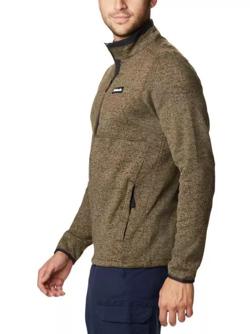 Columbia Sweater Weather Full Zip férfi polár pulóver zöld színben 4