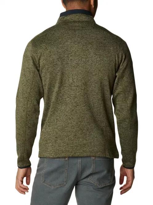 Columbia Sweater Weather Half Zip férfi polár pulóver zöld színben 3