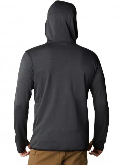 Columbia Park View Fleece Full Zip Hoodie férfi polár pulóver fekete színben 3