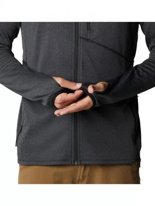 Columbia Park View Fleece Full Zip Hoodie férfi polár pulóver fekete színben 6