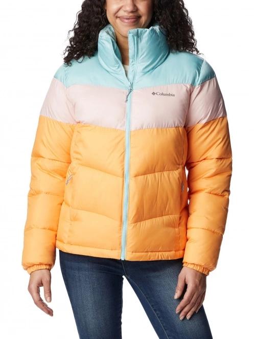 Columbia Puffect Color Blocked Jacket női utcai kabát sárga színben 2