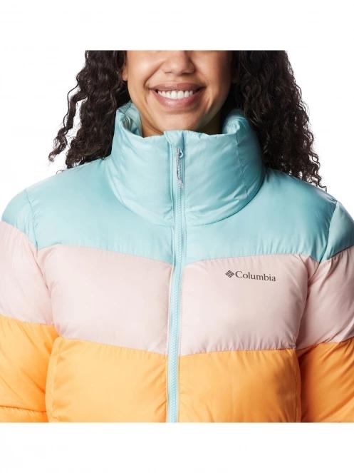 Columbia Puffect Color Blocked Jacket női utcai kabát sárga színben 7