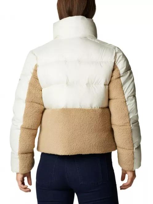 Columbia Leadbetter Point Sherpa Hybrid női átmeneti kabát homok színben 3
