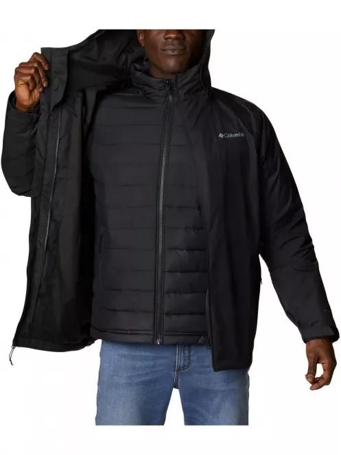 Columbia Wallowa Park Interchange Jacket férfi 3 az 1-ben kabát fekete színben 6