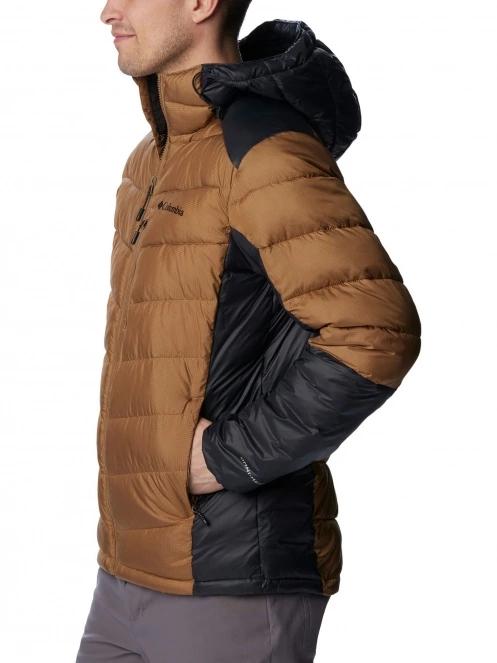 Columbia Labyrinth Loop Hooded Jacket férfi utcai kabát barna színben 3